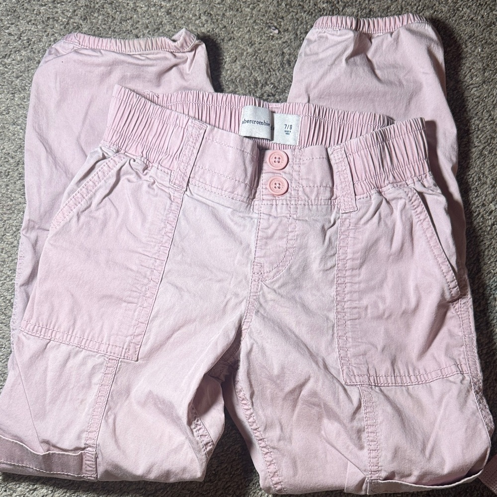 Abercrombie  Light Pink Kids Cargo Bottoms